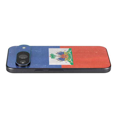 Haitian Flag Distressed Google Pixel 9 Skin